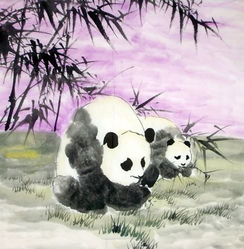 Panda,69cm x 69cm(27〃 x 27〃),4512002-z