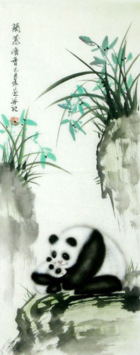 Panda,34cm x 69cm(13〃 x 27〃),4513002-z