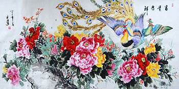 Qiu Ai Bo Chinese Painting qab21214001