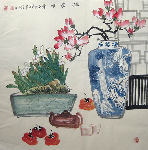 Qing Gong,68cm x 68cm(27〃 x 27〃),2024007-z