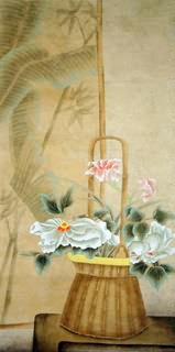 Chinese Qing Gong Painting,66cm x 130cm,2574002-x