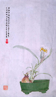 Chinese Qing Gong Painting,35cm x 60cm,jh21176002-x