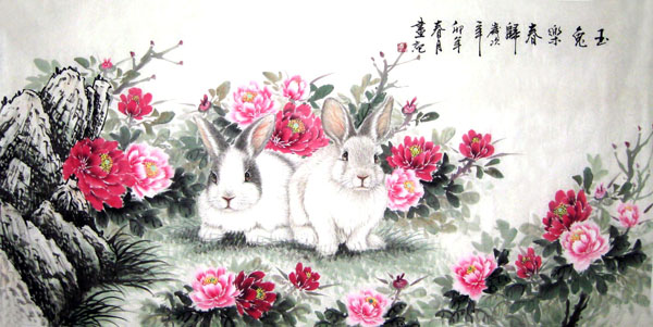 Rabbit,69cm x 138cm(27〃 x 54〃),4472001-z