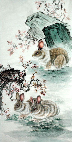 Rabbit,69cm x 138cm(27〃 x 54〃),4680009-z