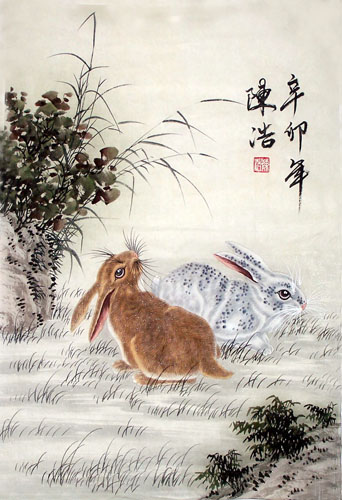 Rabbit,69cm x 46cm(27〃 x 18〃),4740006-z