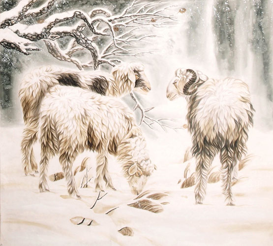 Sheep,85cm x 93cm(33〃 x 37〃),4620002-z