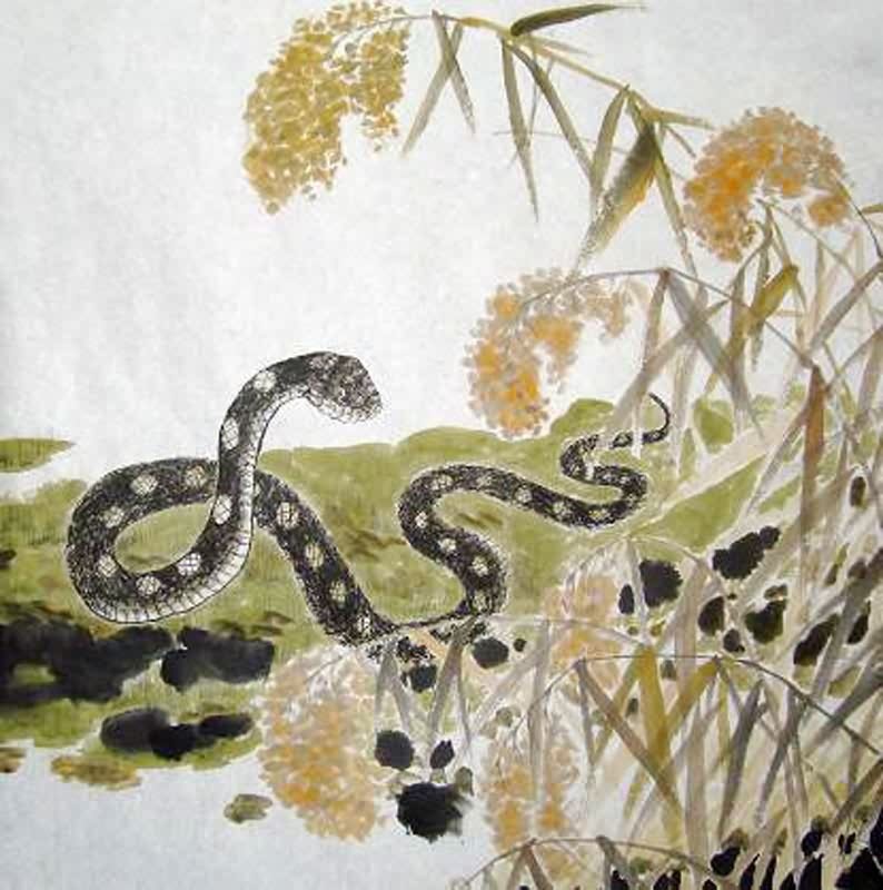Image result for chinese art snake