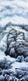 Chinese Snow Painting,35cm x 100cm,1109008-x