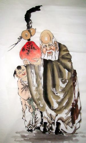 the Three Gods of Fu Lu Shou,55cm x 90cm(22〃 x 35〃),3535013-z