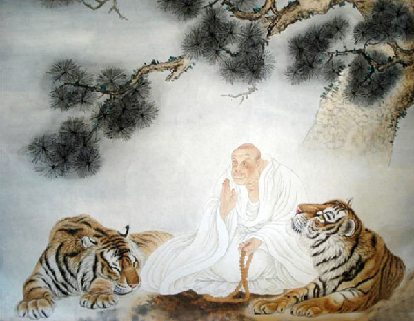 Tiger,96cm x 96cm(38〃 x 38〃),4521014-z