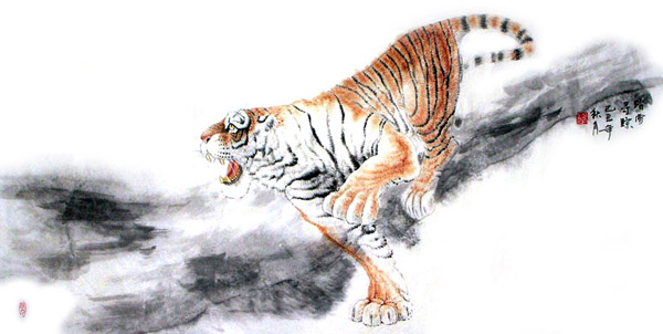 Tiger,66cm x 136cm(26〃 x 53〃),4695017-z