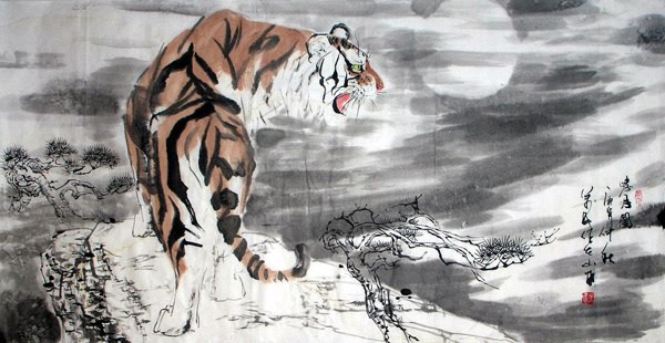 Tiger,69cm x 138cm(27〃 x 54〃),4695034-z