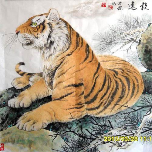 Tiger,66cm x 66cm(26〃 x 26〃),4745005-z