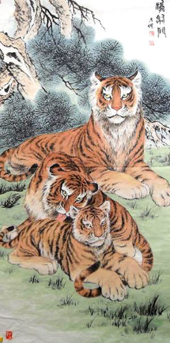 Tiger,60cm x 120cm(24〃 x 48〃),4745006-z