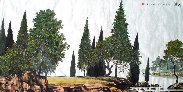 Trees,66cm x 136cm(26〃 x 53〃),1178051-z