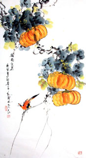 Chinese Vegetables Painting,50cm x 100cm,2437014-x