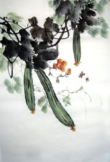 Chinese Vegetables Painting,69cm x 46cm,2614057-x