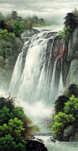 Waterfall,50cm x 100cm(19〃 x 39〃),1135126-z