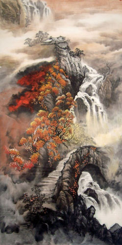 Waterfall,66cm x 136cm(26〃 x 53〃),1332011-z
