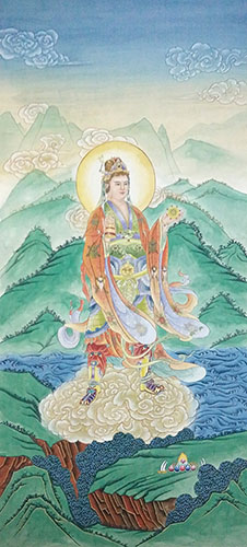 Zen Buddhism,80cm x 190cm(31〃 x 75〃),3011026-z