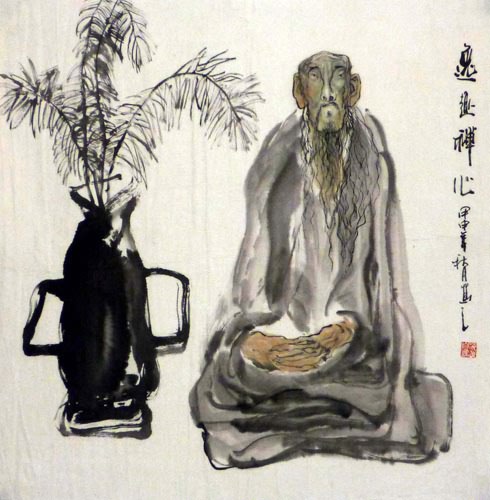 Zen Buddhism,69cm x 69cm(27〃 x 27〃),3785003-z