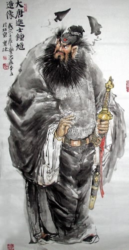 Zhong Kui,69cm x 138cm(27〃 x 54〃),3447088-z