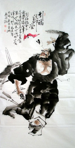 Zhong Kui,66cm x 136cm(26〃 x 53〃),3546016-z