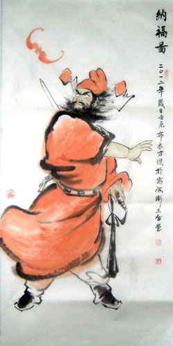 Zhong Kui,57cm x 120cm(22〃 x 47〃),3745008-z