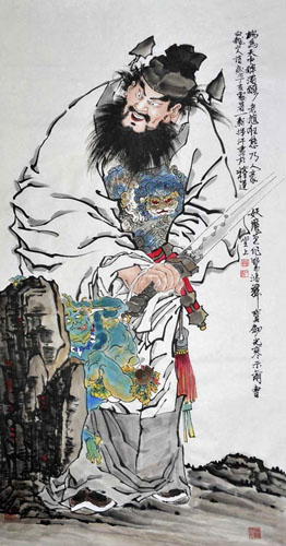 Zhong Kui,66cm x 136cm(26〃 x 53〃),3776001-z