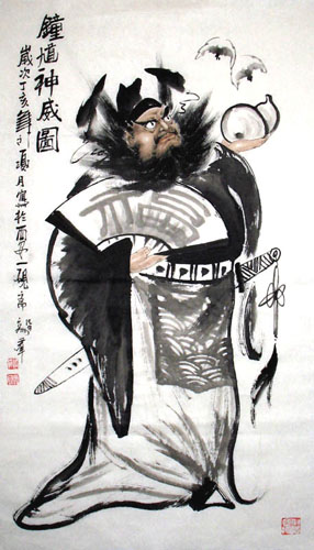 Zhong Kui,55cm x 95cm(22〃 x 37〃),3777001-z