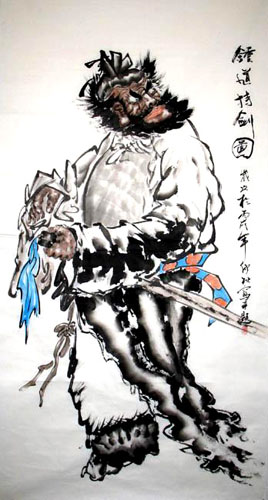Zhong Kui,66cm x 136cm(26〃 x 53〃),3786004-z