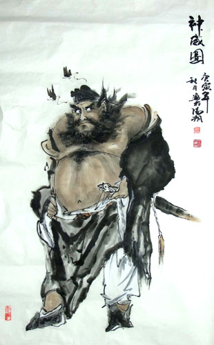 Zhong Kui,50cm x 100cm(19〃 x 39〃),3789004-z
