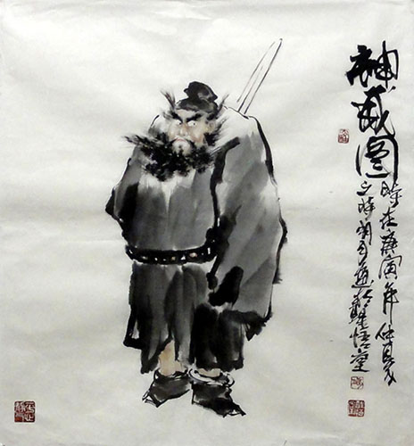 Zhong Kui,50cm x 54cm(19〃 x 21〃),my31163006-z