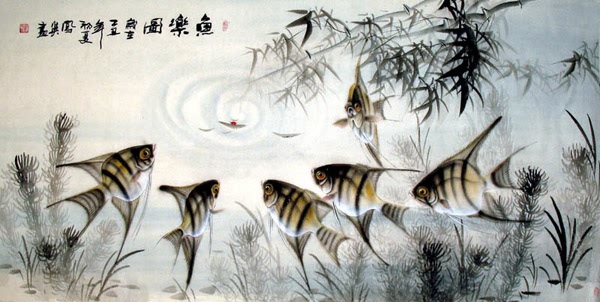 Angelfish,50cm x 100cm(19〃 x 39〃),2670001-z