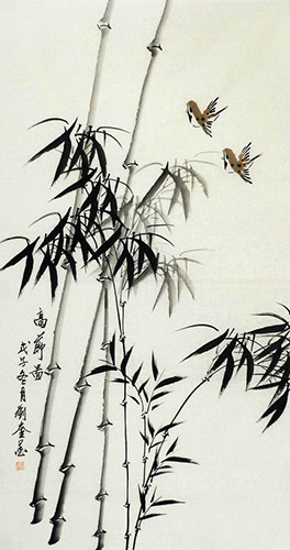 Bamboo,50cm x 100cm(19〃 x 39〃),2431005-z