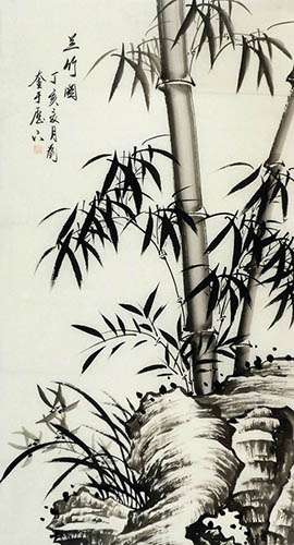 Bamboo,50cm x 100cm(19〃 x 39〃),2431006-z
