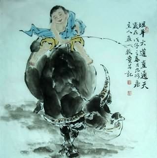 Chinese Boyes Painting,66cm x 66cm,3448006-x