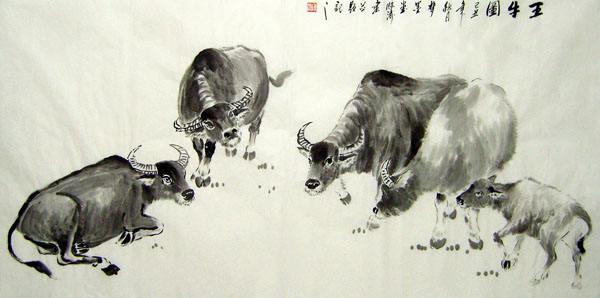 Cattle,69cm x 138cm(27〃 x 54〃),4805003-z
