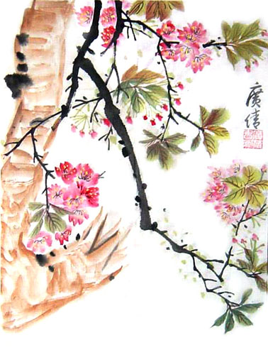 Cherry Blossom,34cm x 46cm(13〃 x 18〃),2359003-z