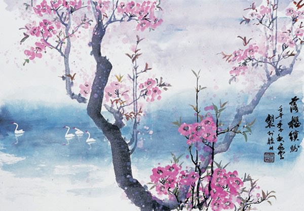 Cherry Blossom,69cm x 46cm(27〃 x 18〃),2402001-z
