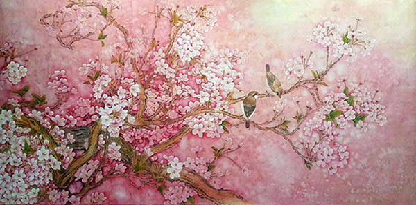 Cherry Blossom,92cm x 174cm(36〃 x 69〃),2735025-z