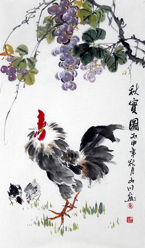 Chicken,50cm x 100cm(19〃 x 39〃),2357013-z