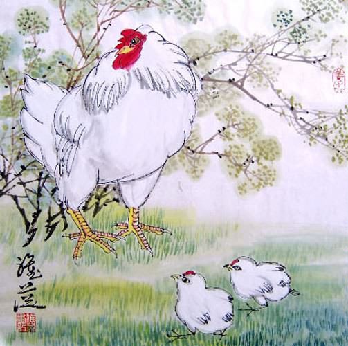 Chicken,45cm x 45cm(18〃 x 18〃),4367006-z