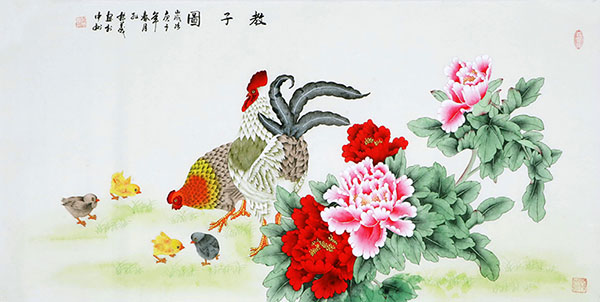 Chicken,65cm x 134cm(25〃 x 53〃),kqy21183010-z
