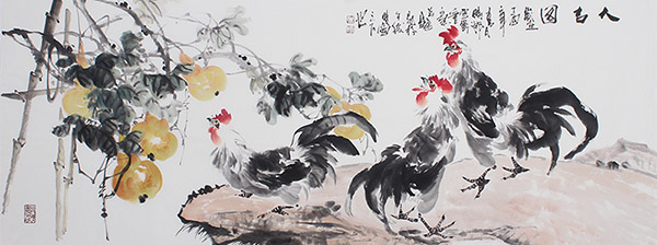 Chicken,70cm x 180cm(27〃 x 70〃),syx21172013-z