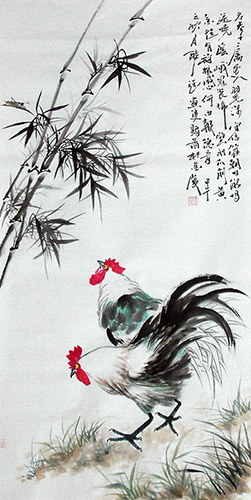 Chicken,68cm x 136cm(27〃 x 54〃),zy21191004-z