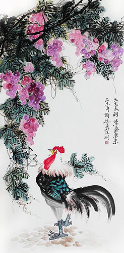 Chicken,97cm x 180cm(38〃 x 70〃),zy21191005-z
