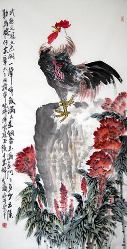 Chicken,68cm x 136cm(27〃 x 54〃),zy21191009-z