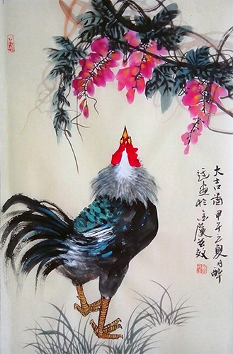 Chicken,45cm x 65cm(18〃 x 26〃),zy21191010-z