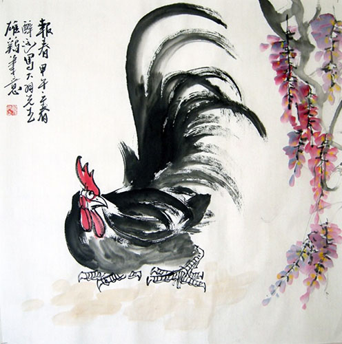 Chicken,68cm x 68cm(27〃 x 27〃),zy21191012-z